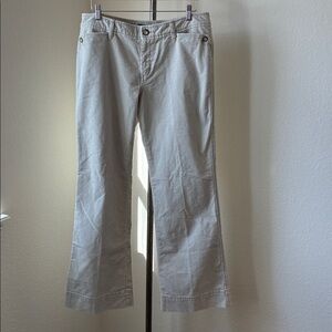 Eddie Bauer NWT Corduroy Birch cream trousers sz 12 Casual Soft Workwear Utility
